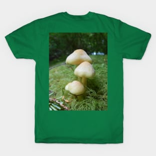 Mushroom Closeup Nature Photography Pacific Northwest T-Shirt